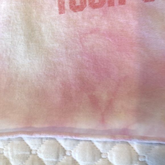 AC/DC Tie Dye Cropped Graphic Tee L - Picture 7 of 10